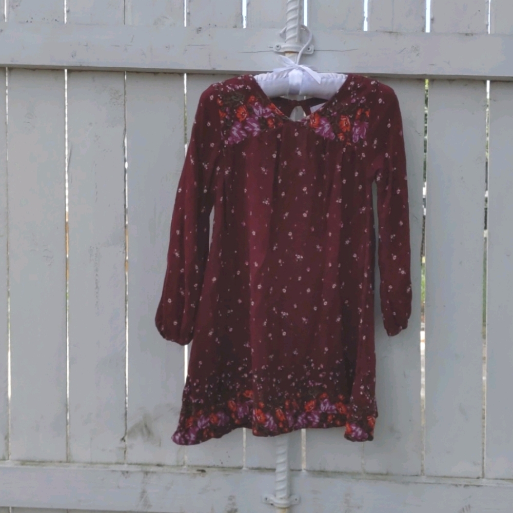 Floral dress size 4t